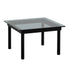 Kofi Coffee Table Black / Oak / 60x60cm